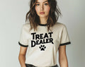 Treat Dealer - Cute Funny Dog Ringer T-Shirt