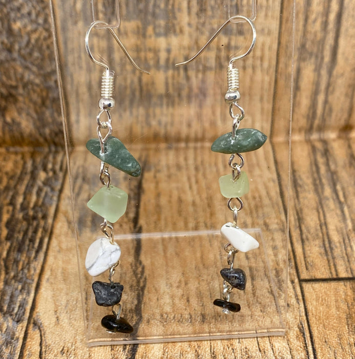 Pride Stone Chip Earrings