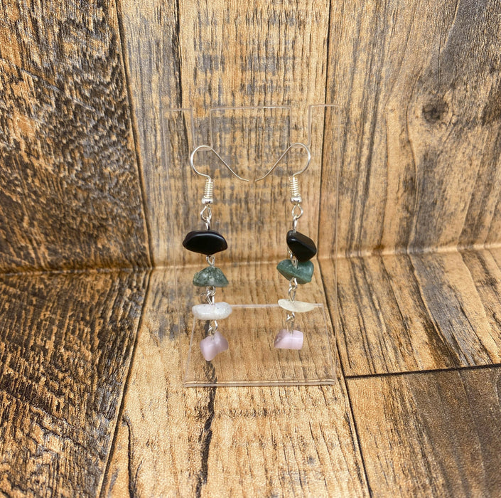 Pride Stone Chip Earrings