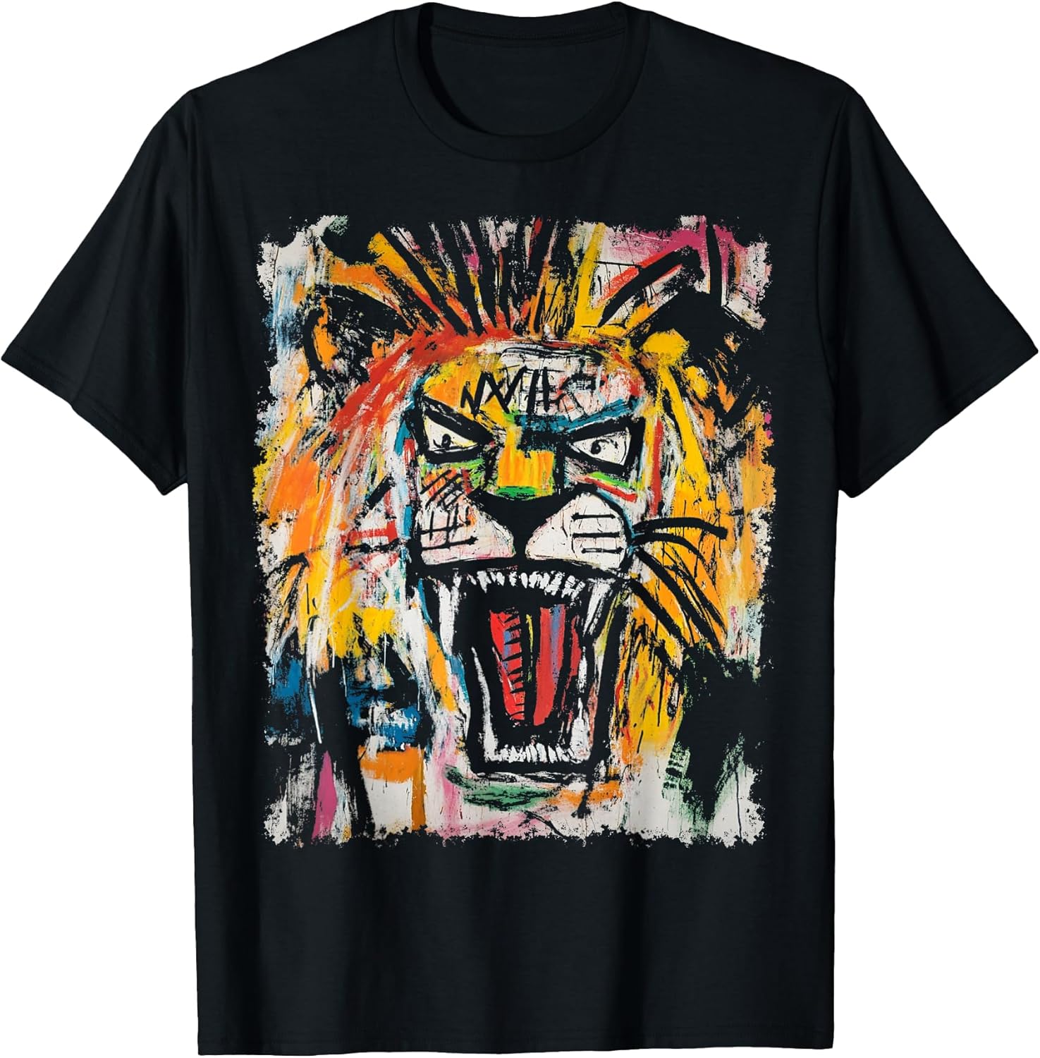 Pop Art Style Lion 90s Graffiti T-Shirt Unisex T-shirt, Sweatshirt, Hoodie, Long Sleeve Tee