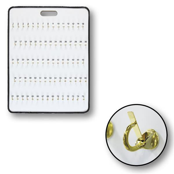 75 Hook Portable Keyboard for Storage and Transport of Keys