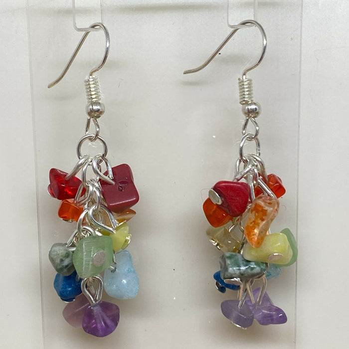 Pride Stone Chip Earrings
