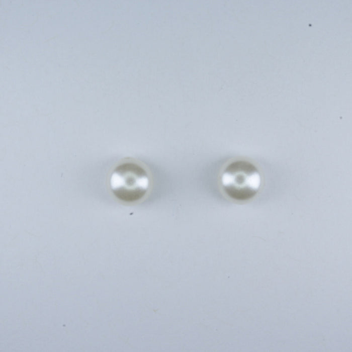Pearl Earrings Ivory/Cream Fresh Water Pearl Earrings Hypoallergenic Stud, Clip-on or Magnetic