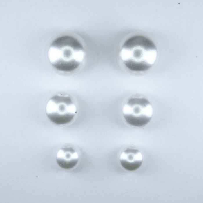 Pearl Earrings White Fresh Water Pearl Earrings Hypoallergenic Stud, Clip-on or Magnetic