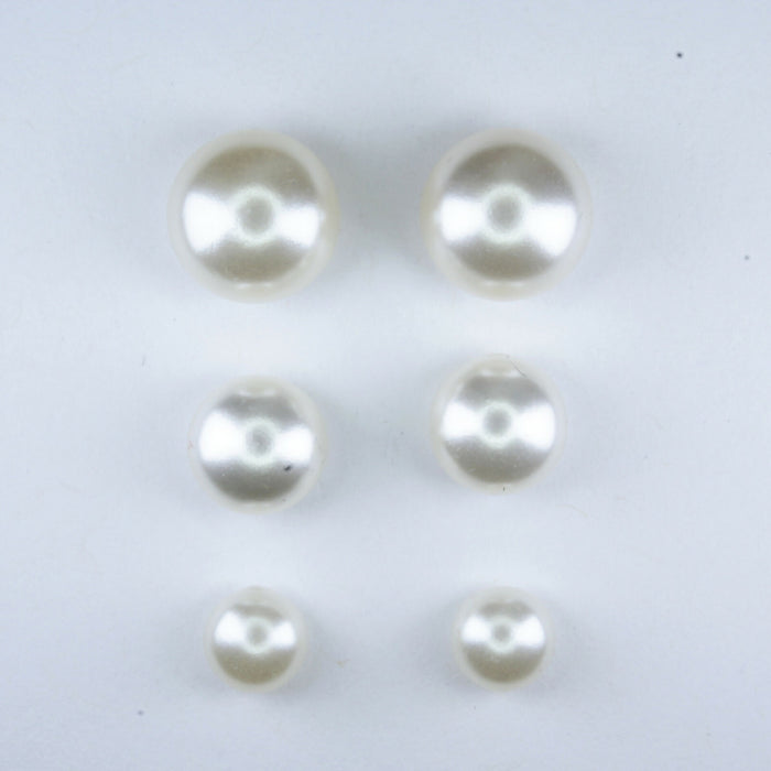 Pearl Earrings Ivory/Cream Fresh Water Pearl Earrings Hypoallergenic Stud, Clip-on or Magnetic