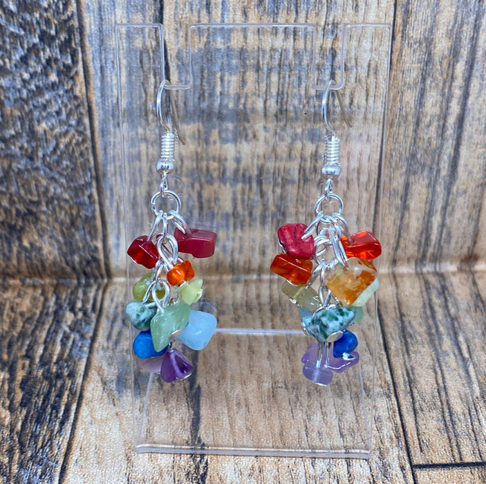 Pride Stone Chip Earrings