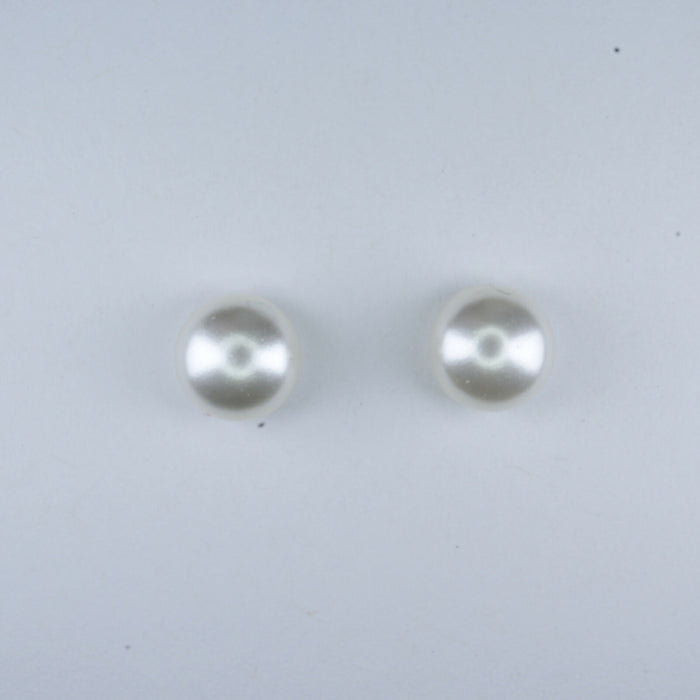 Pearl Earrings Ivory/Cream Fresh Water Pearl Earrings Hypoallergenic Stud, Clip-on or Magnetic