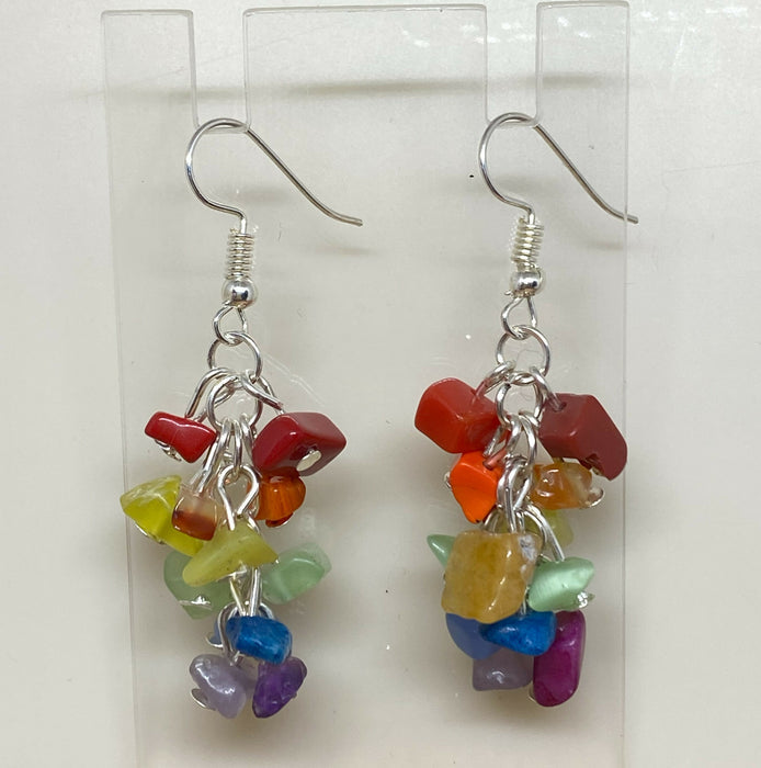 Pride Stone Chip Earrings