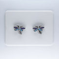 Dragonfly Earrings Magnetic, Hypoallergenic Stud, or Clip-on.