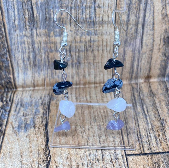 Pride Stone Chip Earrings