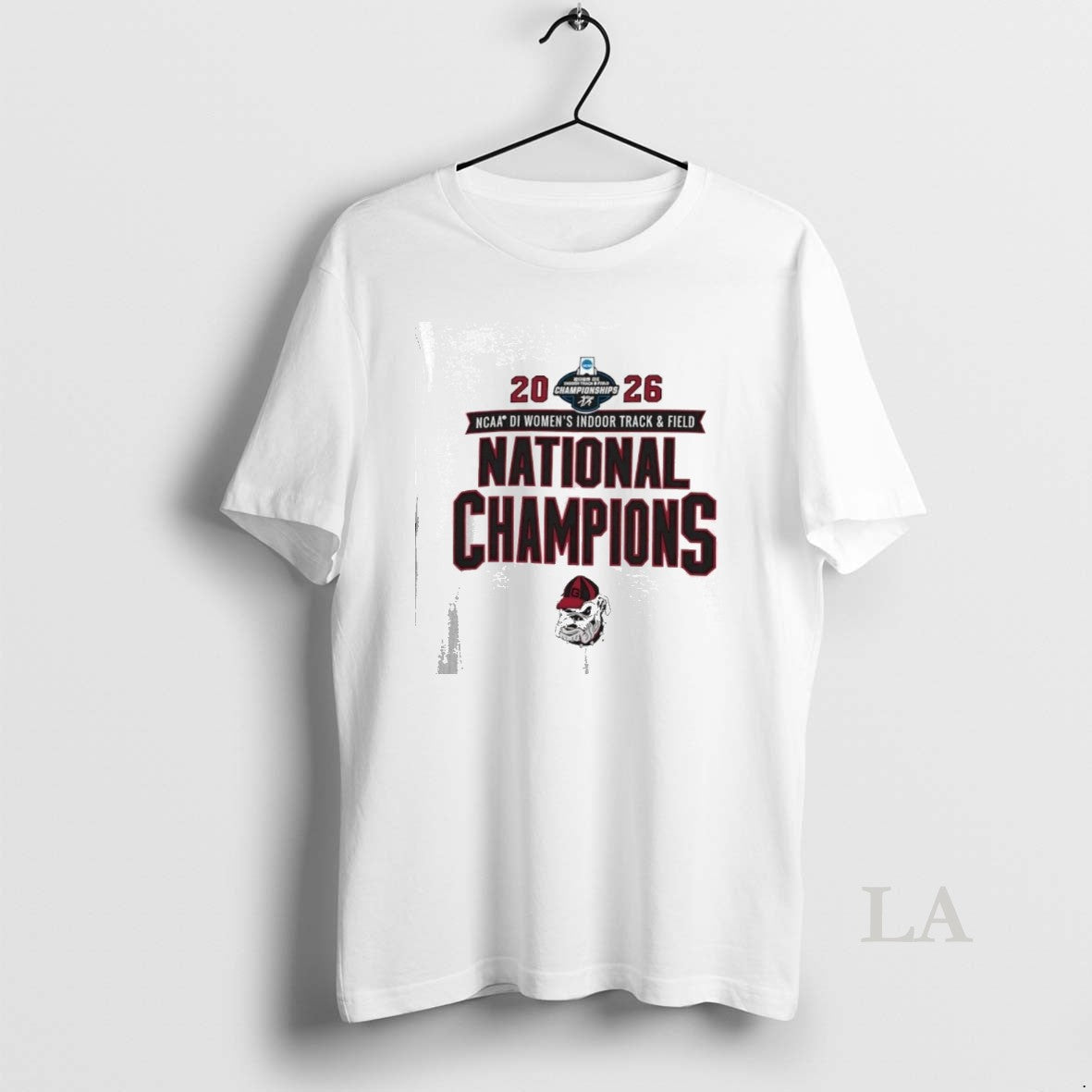 Original Georgia Bulldogs 2026 Ncaa Womens Indoor Track And Field National Champions Unisex T-shirt, Sweatshirt, Hoodie, Long Sleeve Tee