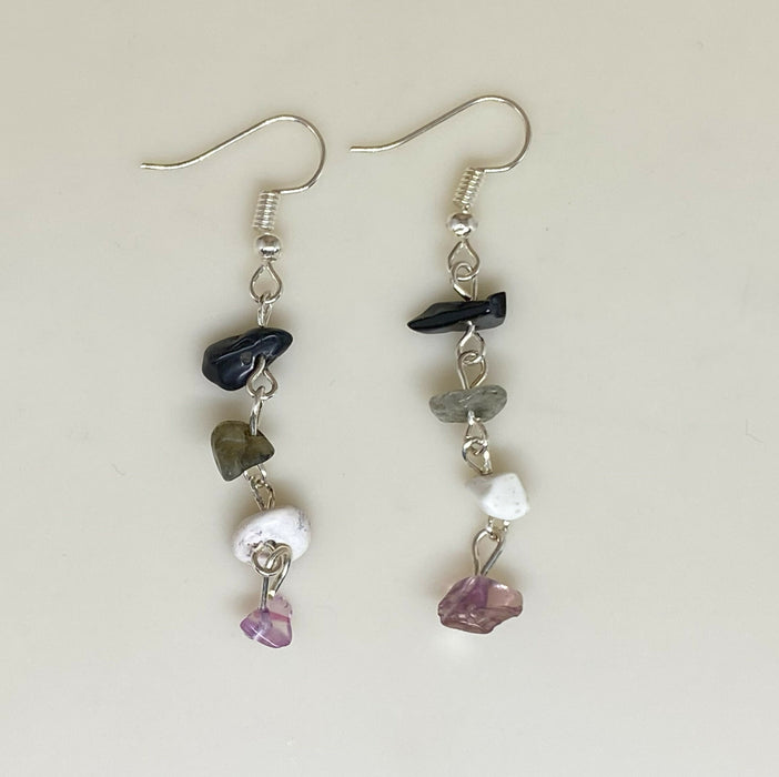 Pride Stone Chip Earrings
