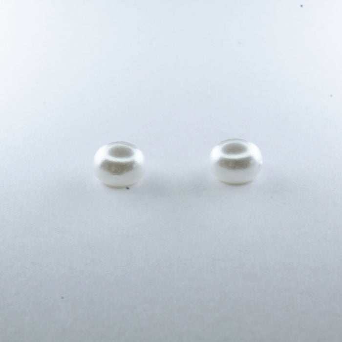 Pearl Earrings White Fresh Water Pearl Earrings Hypoallergenic Stud, Clip-on or Magnetic