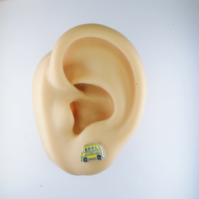 Teacher Profession Earrings, Individual or 6-pack: Magnetic, Clip-on or Hypoallergenic Stud