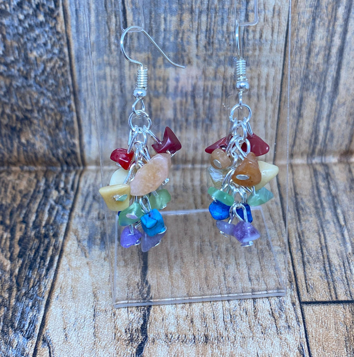 Pride Stone Chip Earrings