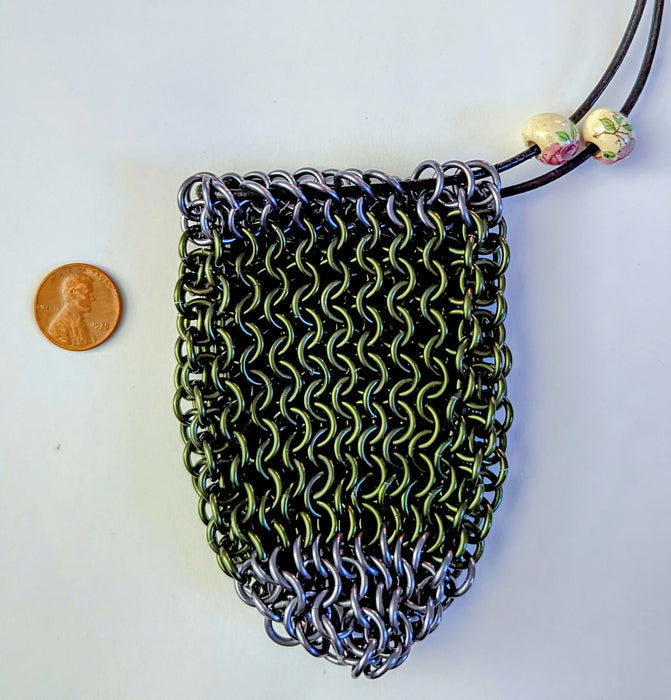 Chain mail Dice Bag