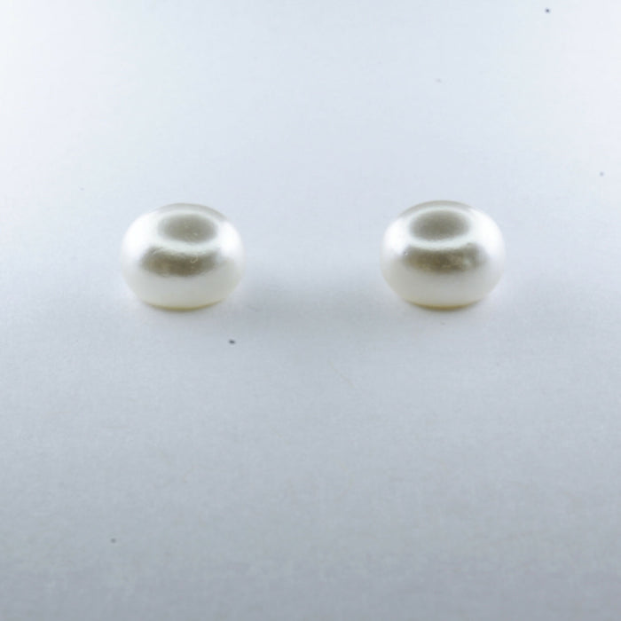 Pearl Earrings Ivory/Cream Fresh Water Pearl Earrings Hypoallergenic Stud, Clip-on or Magnetic