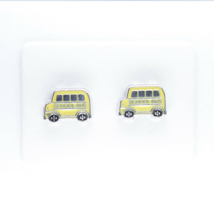 Teacher Profession Earrings, Individual or 6-pack: Magnetic, Clip-on or Hypoallergenic Stud