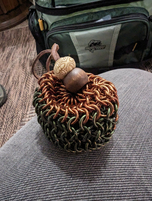 Chain mail Dice Bag