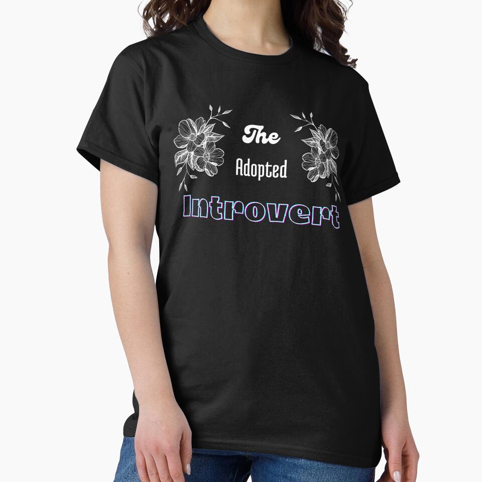 Matching BFFs - Introvert in black by Nini's Designs Unisex T-shirt, Sweatshirt, Hoodie, Long Sleeve Tee