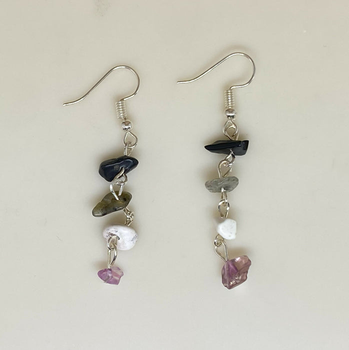 Pride Stone Chip Earrings