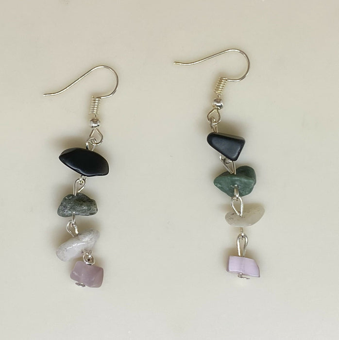 Pride Stone Chip Earrings