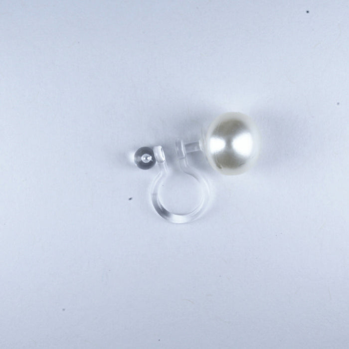 Pearl Earrings Ivory/Cream Fresh Water Pearl Earrings Hypoallergenic Stud, Clip-on or Magnetic
