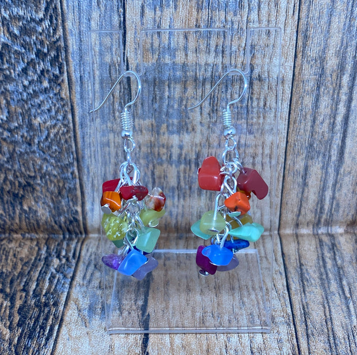 Pride Stone Chip Earrings